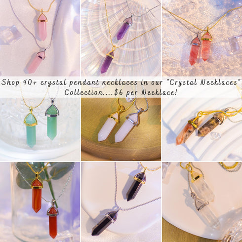 Birthstone Crystal Gemstone Choker Necklace